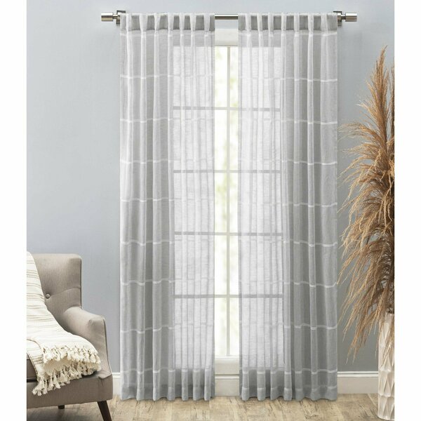 Ricardo Ricardo Horizon Stripe Rod Pocket/Back Tab Curtain Panel 03675-70-096-10